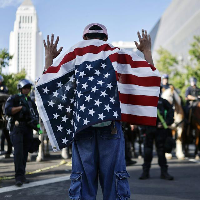 Covering the military parade and a No Kings rally on the same day - podcast episode cover