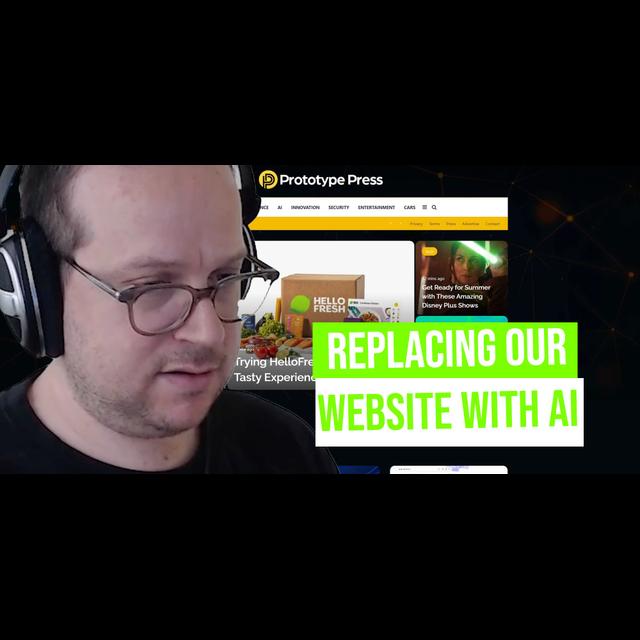 Replacing 404 Media with AI - podcast episode cover