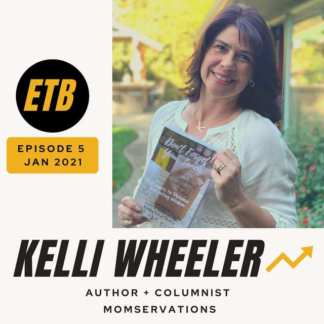 No. 5 -- KELLI WHEELER | Author + Columnist - Momservations - podcast episode cover