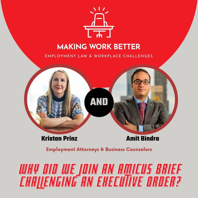 Ep. 34 – Why Did We Join an Amicus Brief Challenging an Executive Order? - podcast episode cover