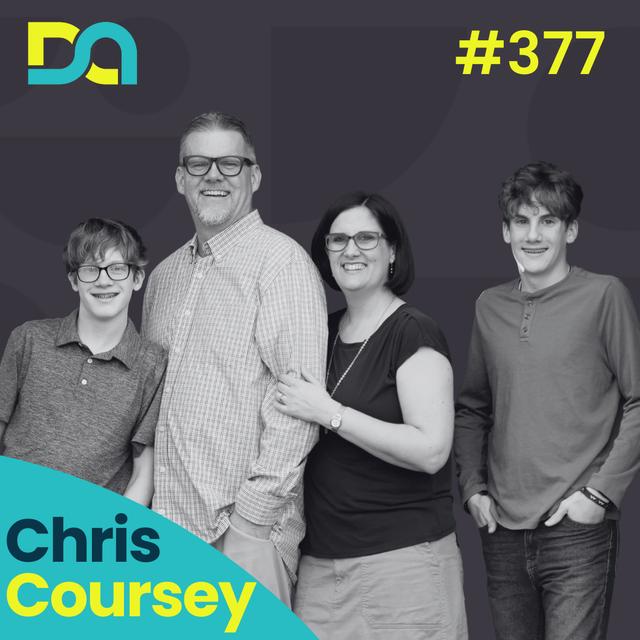 DA377 | Switching On Joy, Building Emotional Resilience, and Breaking Free From Enemy Mode (Chris Coursey) - podcast episode cover