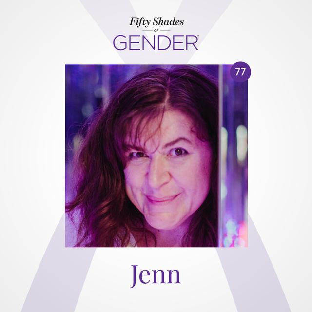 77. JENN: genderfree, autistic, fat - podcast episode cover