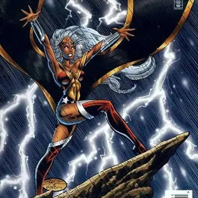 What if Wonder Woman and Ororo Monroe (Storm of the X-Men) were amalgamated to become Amazon? (from Amalgam Comics / Marvel & DC) - podcast episode cover