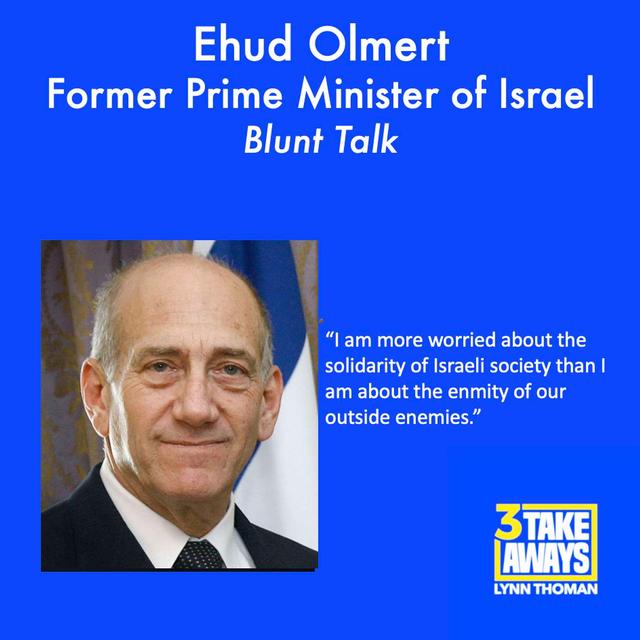 A Former Prime Minister of Israel Speaks Bluntly (#205) - podcast episode cover