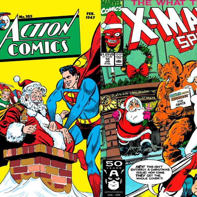 What if Santa Claus and Christmas were saved by Superman and Doctor Doom? Plus a history of Santa Claus in Marvel & DC Comics! - podcast episode cover
