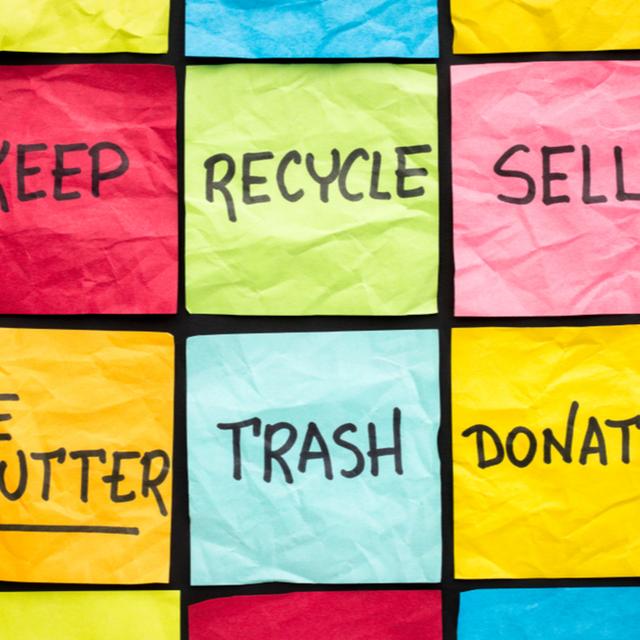 How I declutter in six steps - podcast episode cover