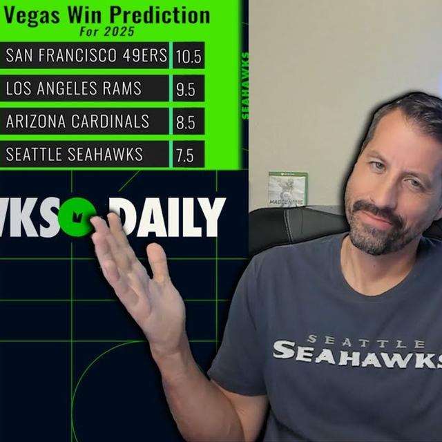 Crazy Vegas Oddsmakers Put Seahawks at 7.5 Wins in 2025 - podcast episode cover