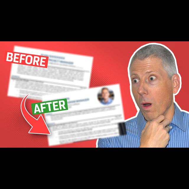 Real Resume Review, Before & After | Engineering Project Manager - podcast episode cover