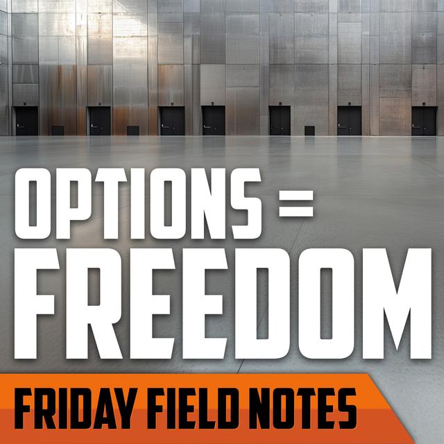 Options Equal Freedom | FRIDAY FIELD NOTES - podcast episode cover