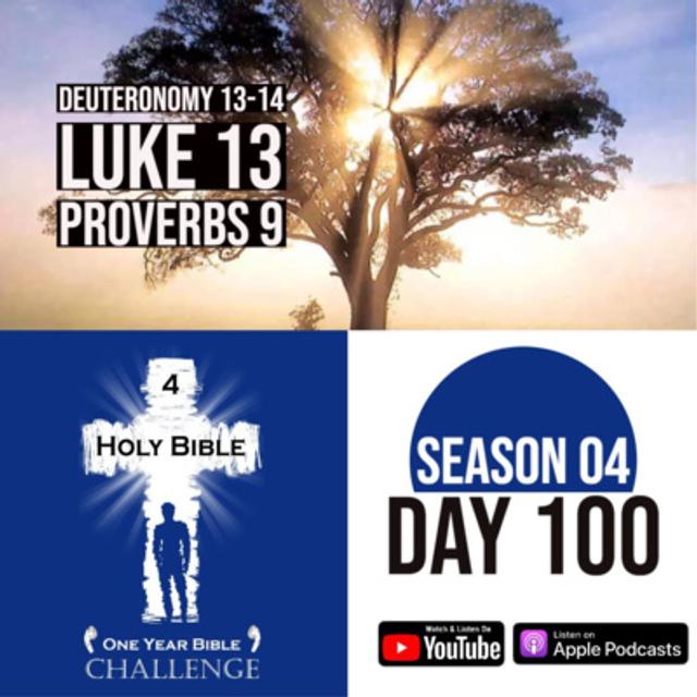 Day 100: Moses gives orders to destroy pagan cities | Food restrictions are given | The Kingdom is like a Mustard Tree - podcast episode cover