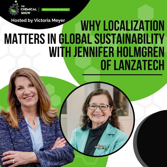 Why Localization Matters in Global Sustainability with Jennifer Holmgren of LanzaTech - Ep. 209 - podcast episode cover