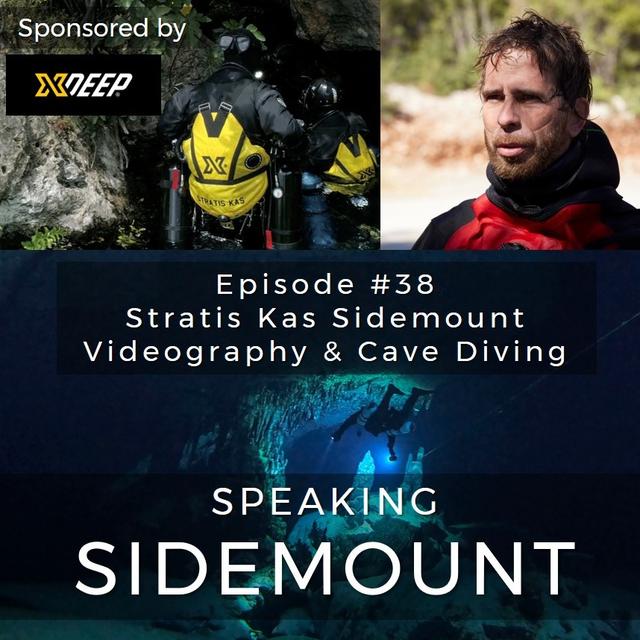 E038 - Stratis Kas on Sidemount Videography & Cave Diving - podcast episode cover