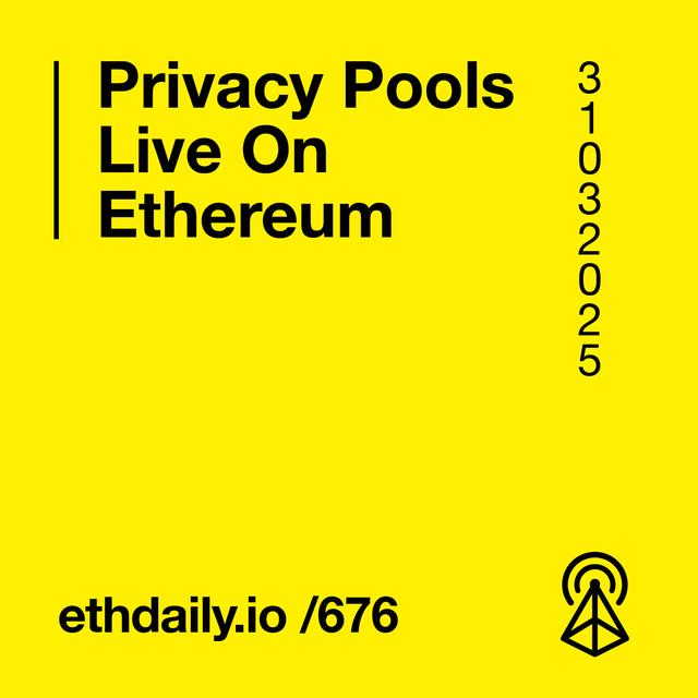 Privacy Pools Live On Ethereum - podcast episode cover