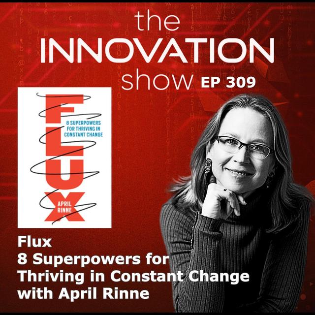Flux with April Rinne - podcast episode cover
