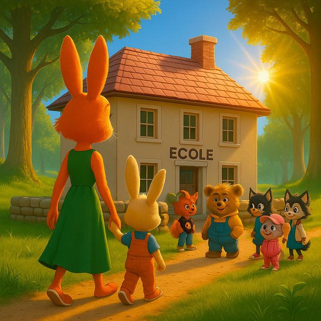 Petit Lapin à l'école - podcast episode cover