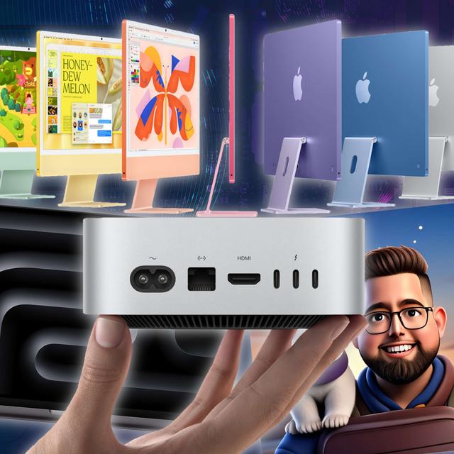 Apple Unveils M4 Mac Mini, New iMac, M4 Max MacBook Pro, and iOS 18.2 Image Playgrounds is Terrifying - podcast episode cover