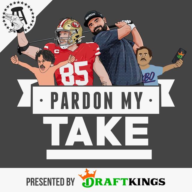 US Open Champ JJ Spaun, George Kittle, Panthers Win The Stanley Cup, Max vs Hank After Their 3 On 3 Game Plus Listener Submitted Pardon Your Takes - podcast episode cover
