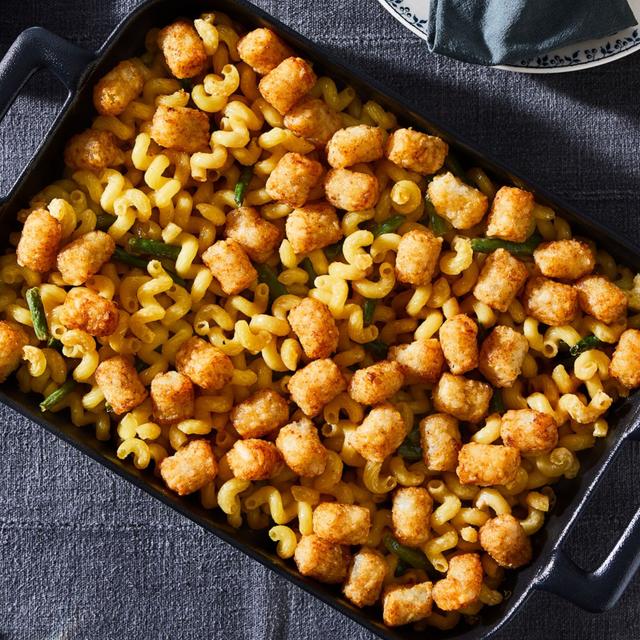 Hetty McKinnon makes Creamy Tahini “Mac & Cheese” with Tater Tots - podcast episode cover