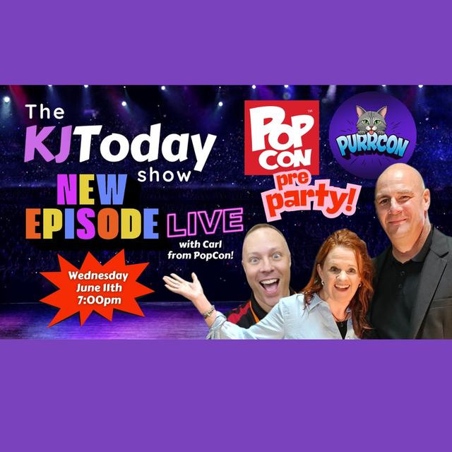 PopCon and PurrCon Pre-Party | KJ TODAY Live - podcast episode cover