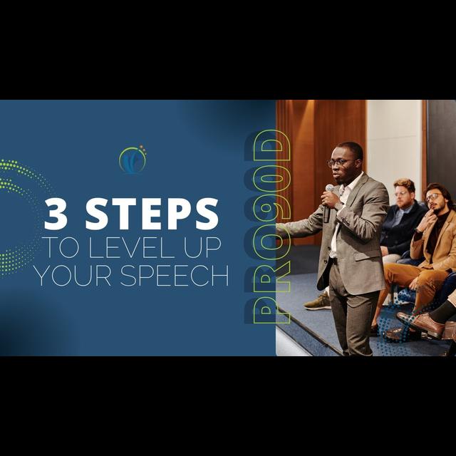 3 Steps to Level Up Your Speech | INTRODUCTION - podcast episode cover
