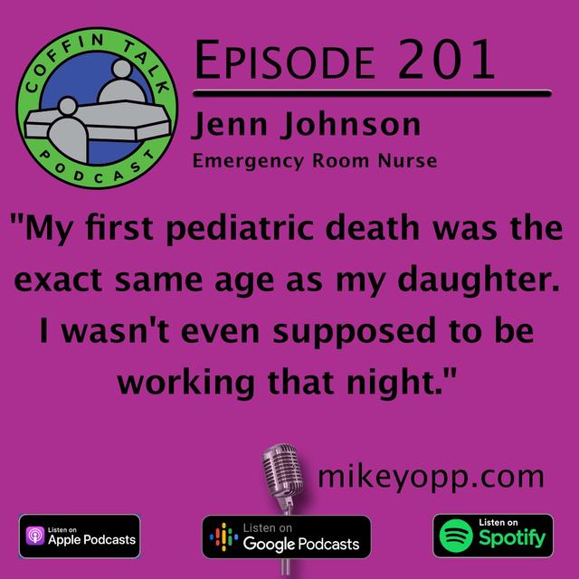 #201 - ER Nurse - Jenn Johnson - podcast episode cover