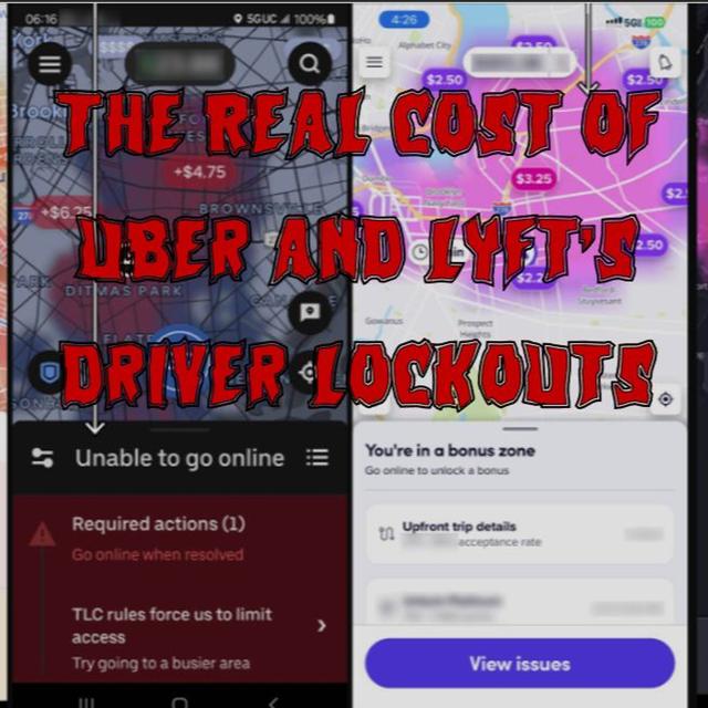 377. The Real Cost of Uber/Lyft’s Driver Lockouts - podcast episode cover