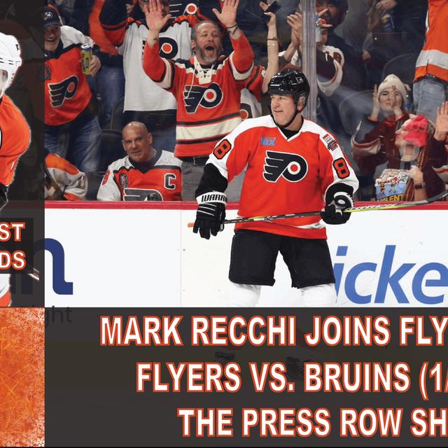 The Press Row Show With Mike Richards - Philadelphia Flyers vs. Boston Bruins (1/27/24) - podcast episode cover