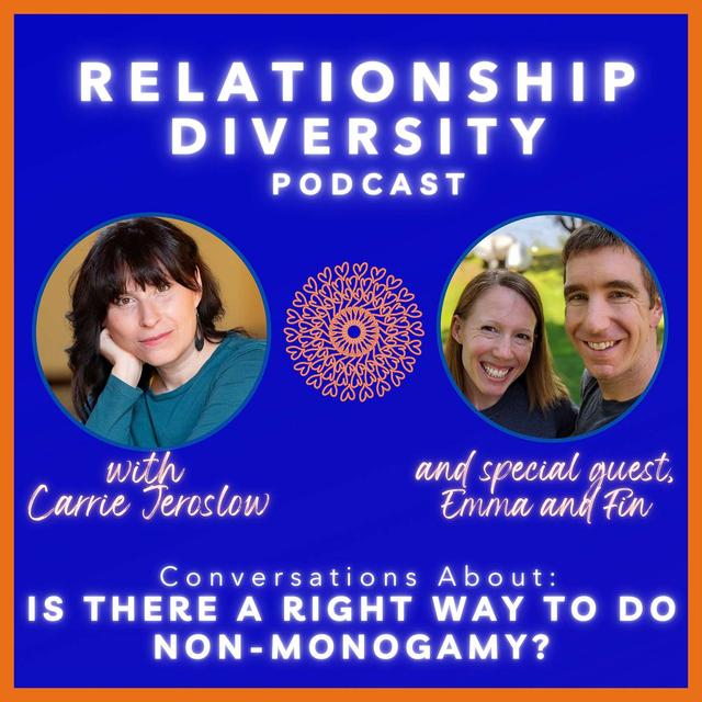 Ep. 110: Is There a RIGHT Way To Do Non-Monogamy? With Emma and Fin from Normalizing Non-Monogamy - podcast episode cover