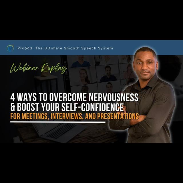 4 Ways to Overcome Nervousness & Boost Your Self-Confidence - podcast episode cover