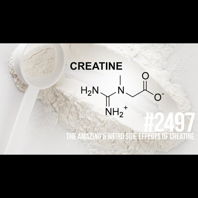 2497: The Amazing & Weird Side Effects of Creatine - podcast episode cover