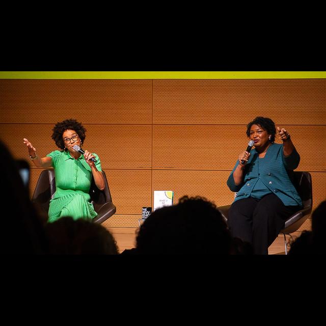 Connecting the dots with Stacey Abrams - podcast episode cover