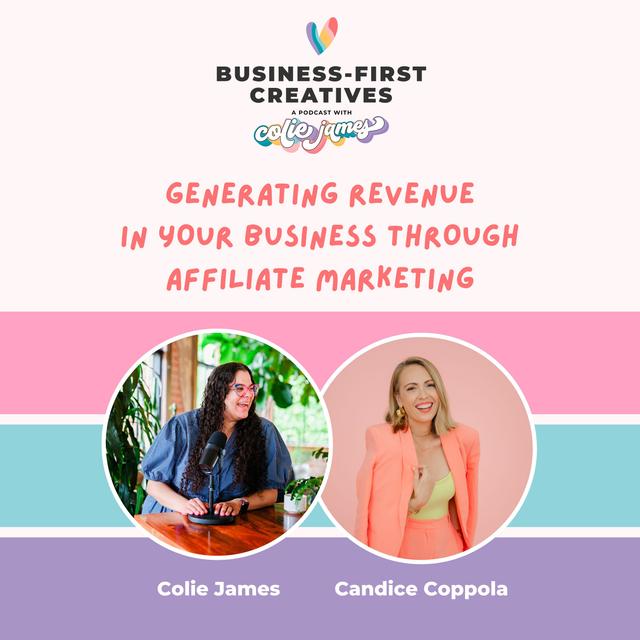 Generating Revenue in Your Business through Affiliate Marketing with Candice Coppola [Marketing with Intention] - podcast episode cover