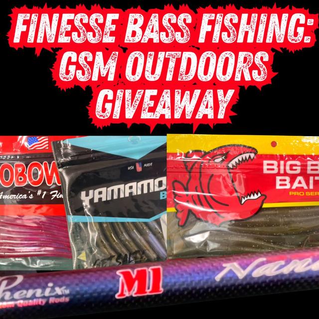 TW 431 - Finesse Bass Fishing: GSM Outdoors Giveaway - podcast episode cover