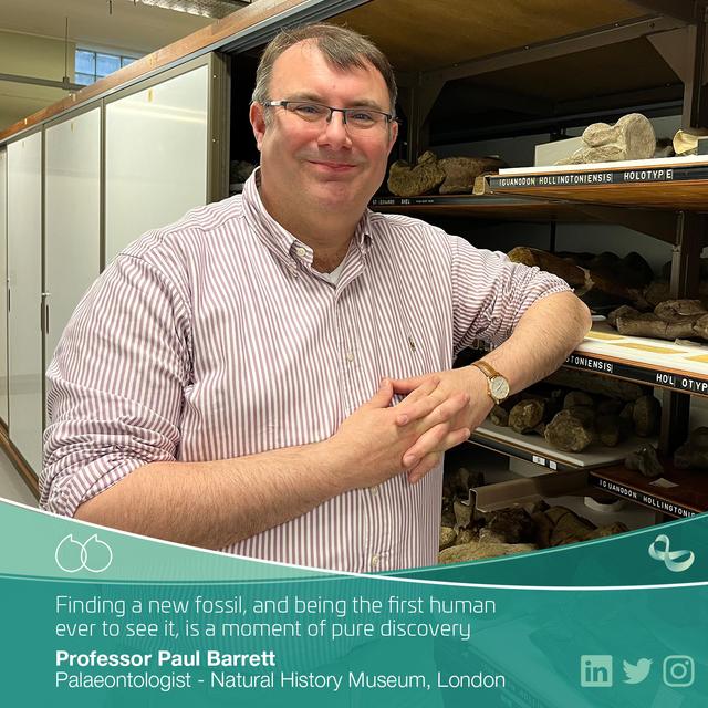 Dinosaur Discoveries with Palaeontologist Prof Paul Barrett - podcast episode cover