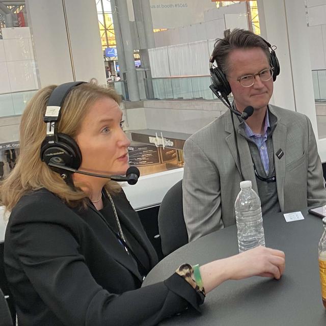Chris Briglin of Samsung and Tracy Hansen of ProGlove - A Wearable Scanner Fits Like a Glove - podcast episode cover