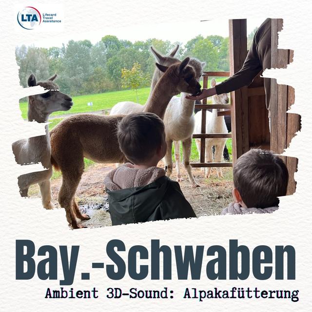 ASMR Alpakafütterung in Bayerisch-Schwaben: Ambient 3D-Sound zum Einschlafen - podcast episode cover
