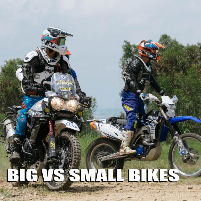 Big Bikes vs Small Bikes - podcast episode cover