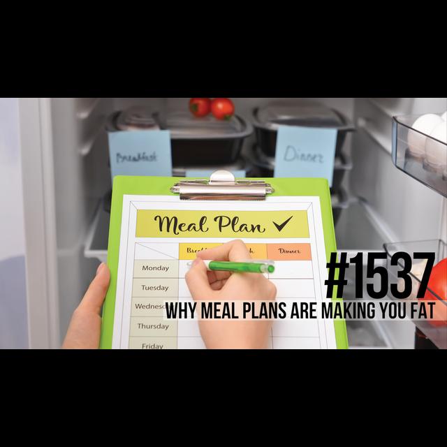1537: Why Meal Plans Are Making You Fat - podcast episode cover