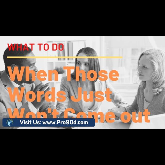 What Do You Do When Those Words Just Won't Come Out? - How to Stop Stuttering - podcast episode cover