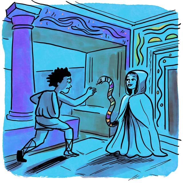 Theseus & Ariadne 3: “Snakes are slimy and sneaky and ewwww, I just don’t like them!” - podcast episode cover