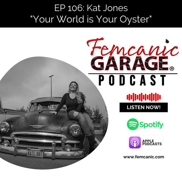 EP. 106: Kat Jones — “Your World is Your Oyster" - podcast episode cover