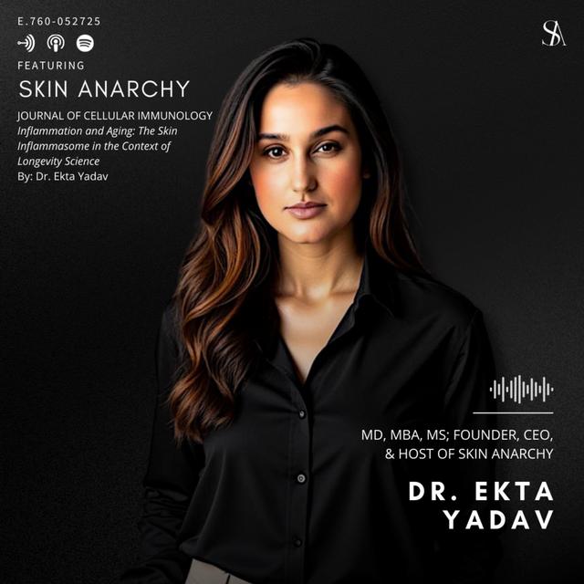 Research Spotlight: Inflammaging is the Future of Skincare and Longevity with Dr Ekta Yadav - podcast episode cover