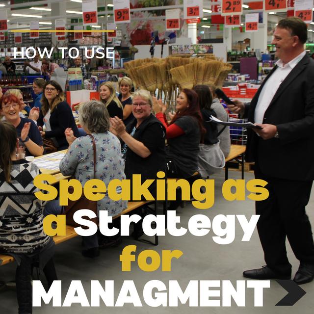 How to use Speaking as a strategy for Management and Leadership - podcast episode cover