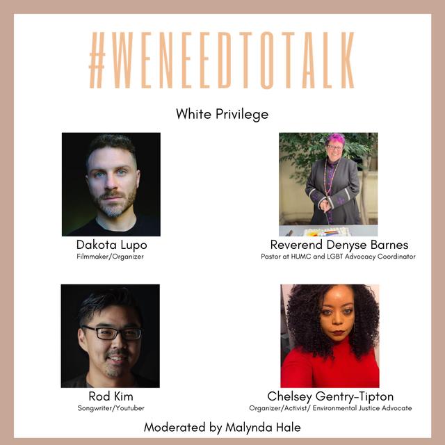 #WeNeedToTalk-Roundtable Discussion: White Privilege - podcast episode cover