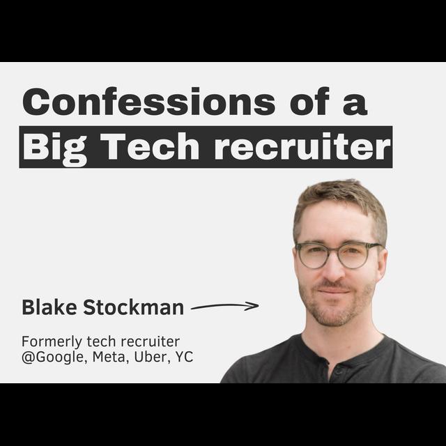 Confessions of a Big Tech recruiter - podcast episode cover