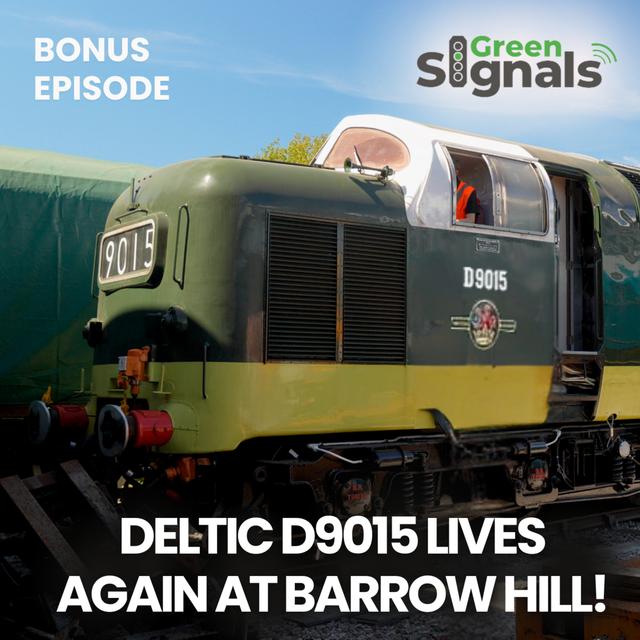 Deltic D9015 lives! Fired up on a behind-the-scenes trip to Barrow Hill Roundhouse - podcast episode cover