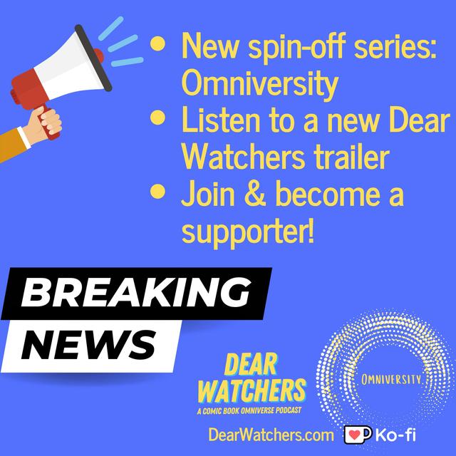 MAJOR ANNOUNCEMENTS: Become a patron, hear our trailers, & a brand-new series! - podcast episode cover