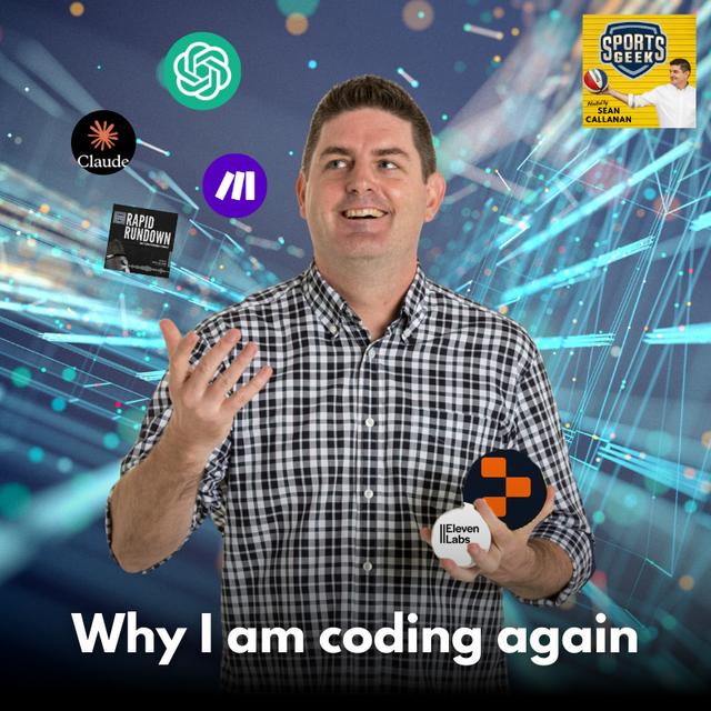 Why I am coding again - podcast episode cover