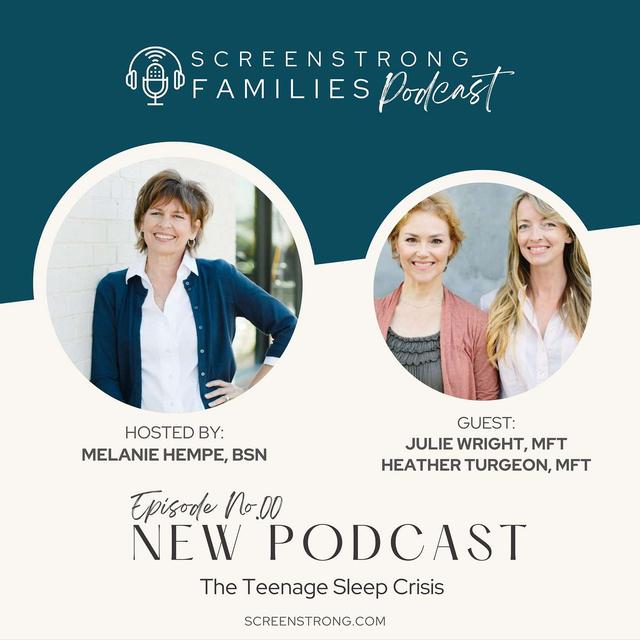 The Teenage Sleep Crisis with Heather Turgeon & Julie Wright (#94) - podcast episode cover