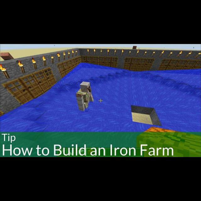 OMGcraft Tip: How to Build an Iron Farm in Minecraft - podcast episode cover